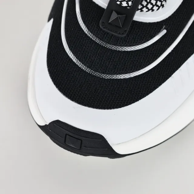 Valentino Blancos Negros Suela Esculpida Paneles de Contraste Zapatillas Chunky 5