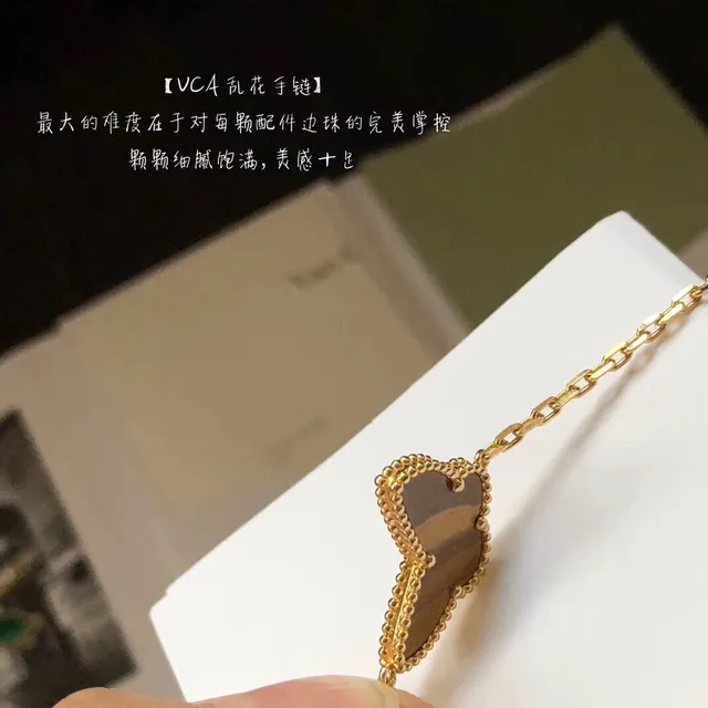 Van Cleef & Arpels Alhambra Bracelet multi-charms doré avec gemmes 3