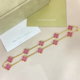 Van Cleef & Arpels Alhambra Sept motifs Drúzy rose Bracelet en or