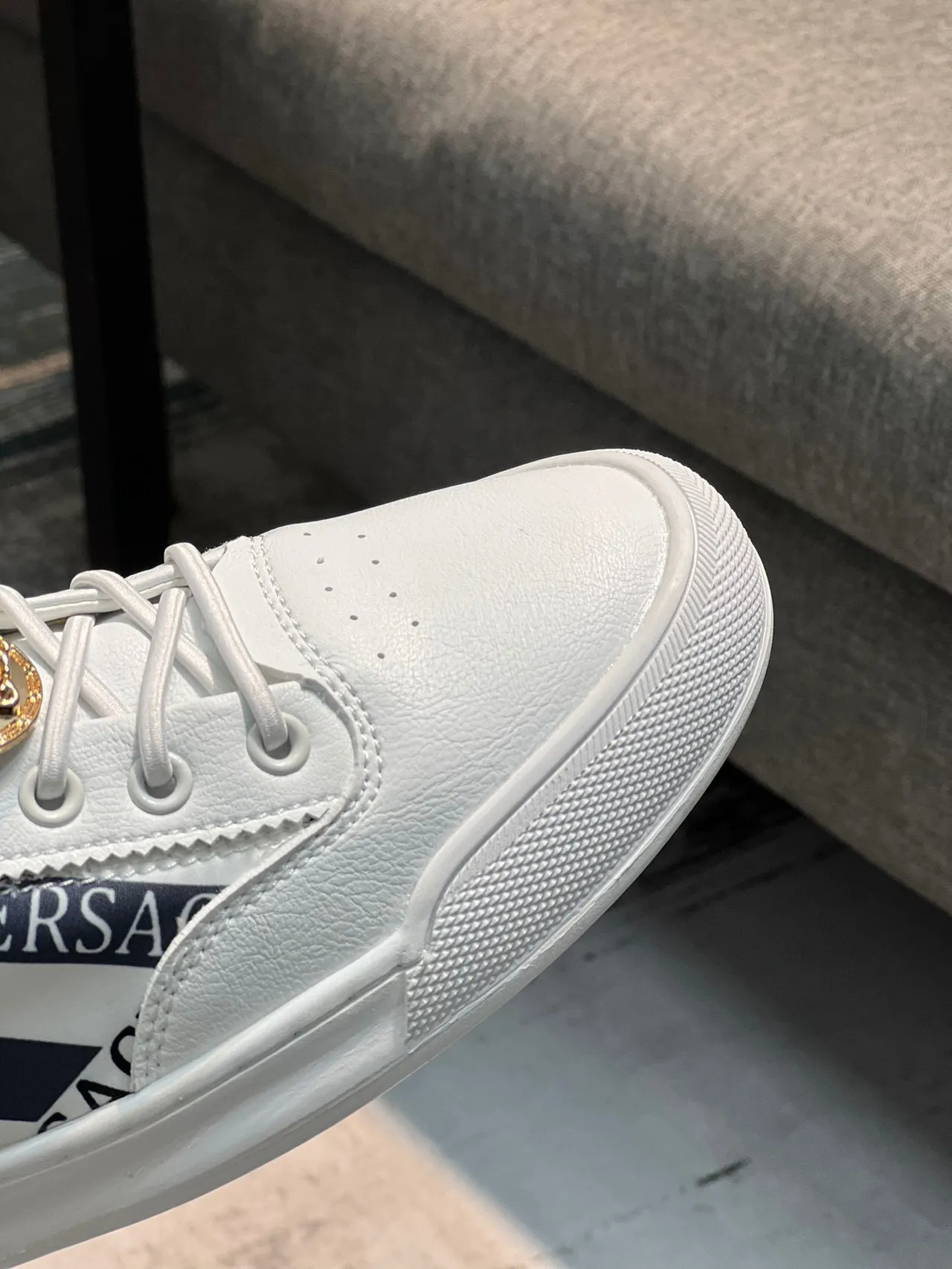 Versace Odissea White Greca Pattern Lifestyle Sneakers 3