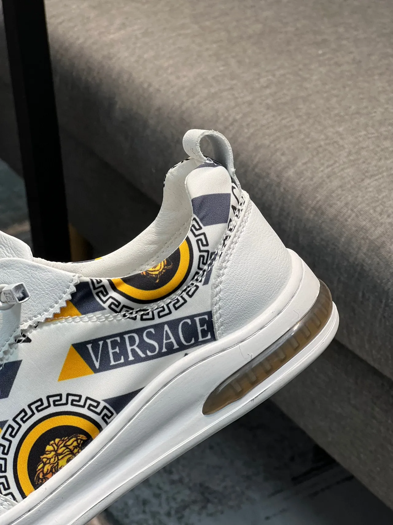 Versace Odissea White Greca Pattern Lifestyle Sneakers 8