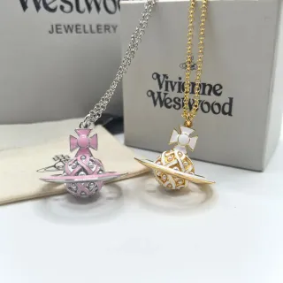 Vivienne Westwood Classic Orb Enamel Pendant Necklace