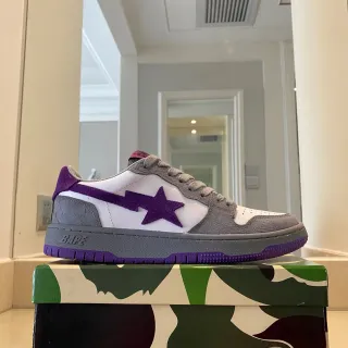 A Bathing Ape BAPE STA Purple Star Lifestyle Sneakers
