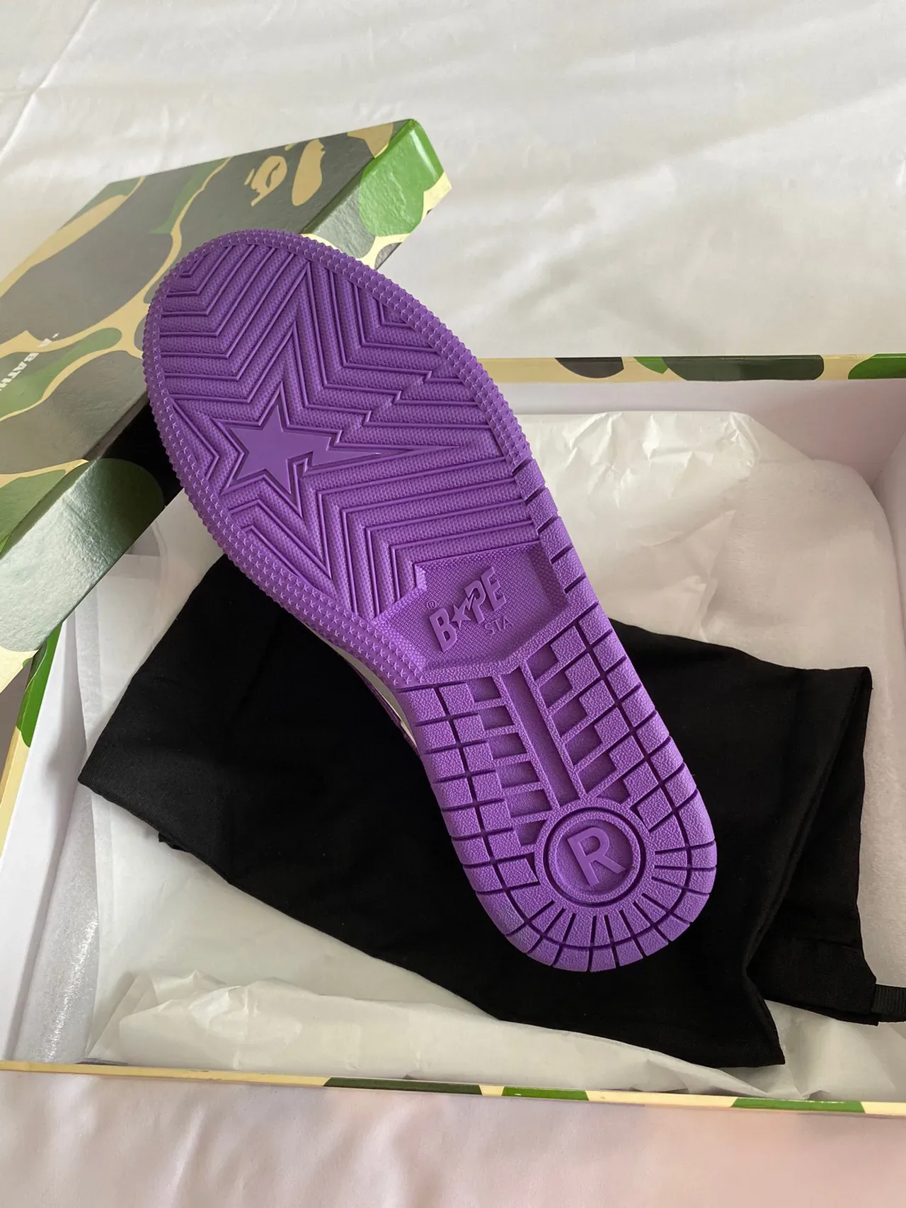 A Bathing Ape BAPE STA Purple Star tênis lifestyle 2