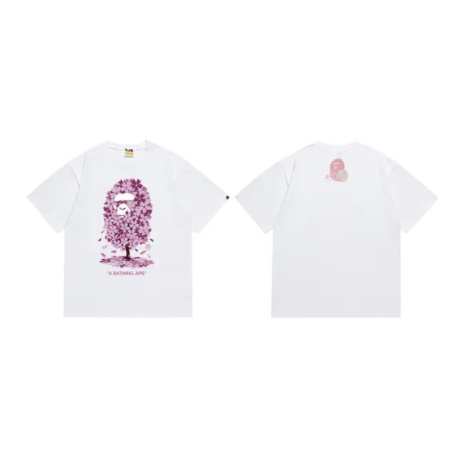 A Bathing Ape Cherry Blossom Ape Graphic Black T-Shirt 4