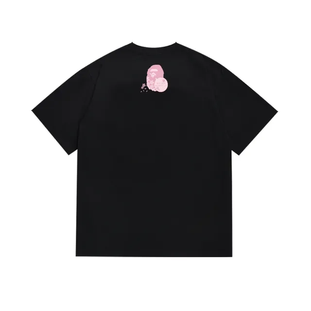 A Bathing Ape Cherry Blossom Ape Graphic Black T-Shirt 5