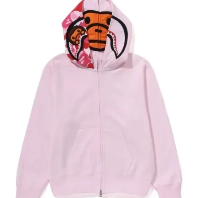 A Bathing Ape Shark Blue Multicolor Full-Zip Oversized Hood Hoodie 4