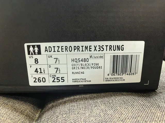 Adidas Adios Endurance Lightstrike Pro White Blue Running Shoes 2
