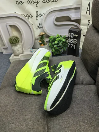 Adidas Adizero Dropset Lightstrike Pro Neon Green Tênis de corrida 6