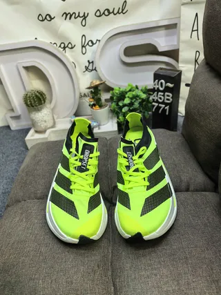 Adidas Adizero Dropset Lightstrike Pro Neon Green Tênis de corrida 10
