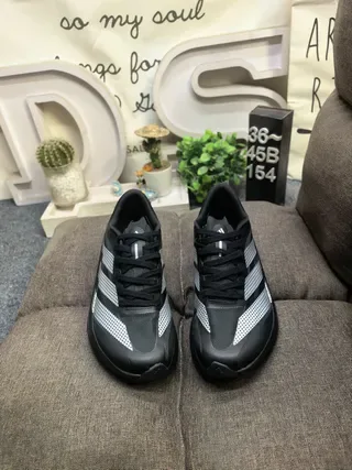 Adidas Adizero Evo SL 2 Black Silver Lifestyle Sneakers 10