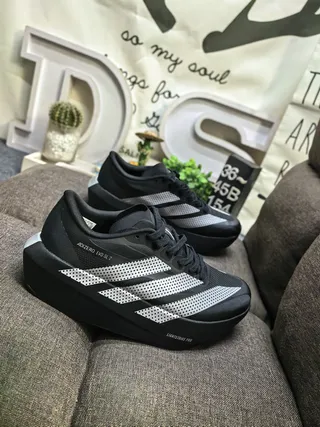 Adidas Adizero Evo SL 2 Blanco Negro Zapatillas de correr 9