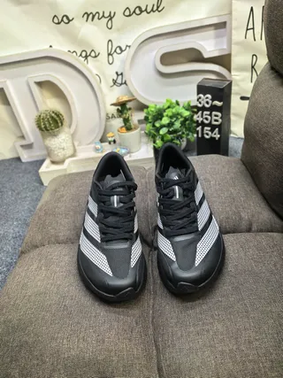 Adidas Adizero Evo SL 2 Blanco Negro Zapatillas de correr 10