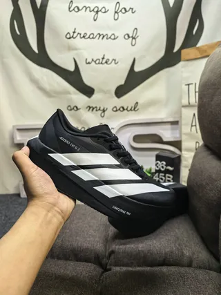Adidas Adizero Evo SL 2 Blanco Negro Zapatillas de correr 15