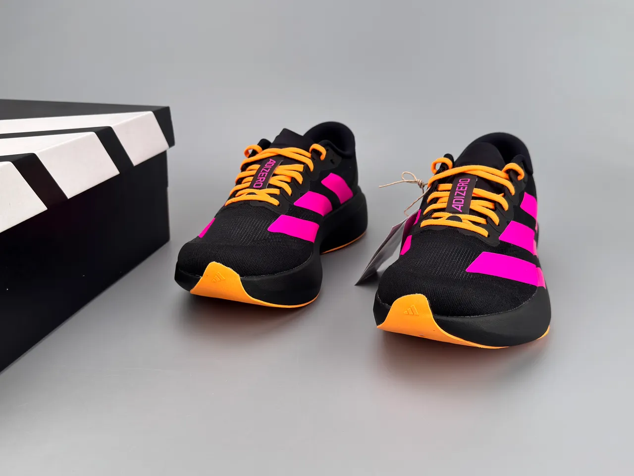 Adidas Adizero Evo SL Black Pink Orange chaussures de running 3