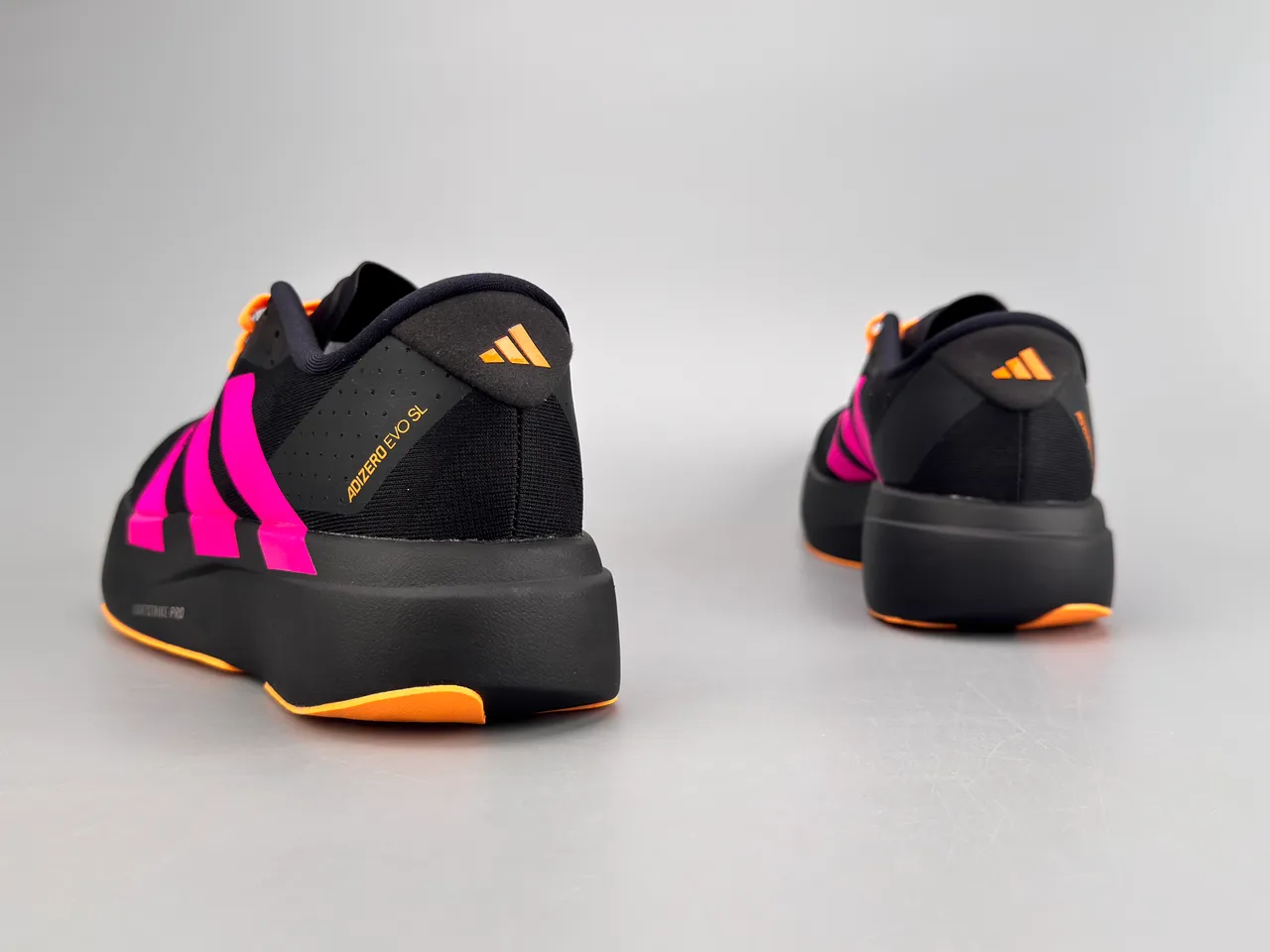 Adidas Adizero Evo SL Black Pink Orange chaussures de running 6