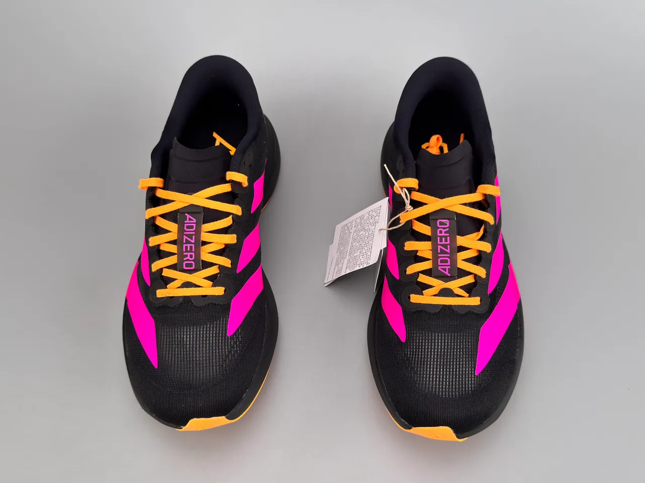 Adidas Adizero Evo SL Black Pink Orange chaussures de running 9
