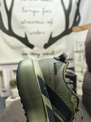 Adidas Army Green Navy Engineered Mesh Upper Sculpted Boost Midsole Lifestyle Sneakers 3