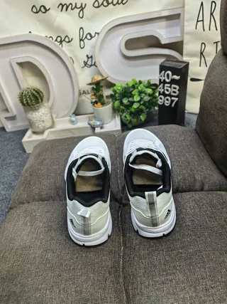 Adidas Beige Black Mesh Upper Three-Stripe Side Branding Lifestyle Sneakers 8