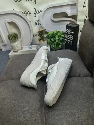Adidas Beige Gray Velcro Strap Closure Sculpted Midsole Lifestyle Sneakers 6