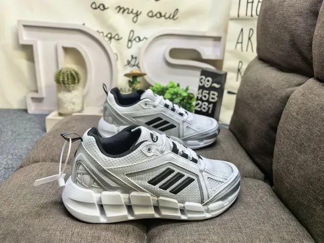 Adidas Black and White Three-Stripe Lifestyle Sneakers 11