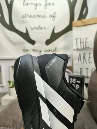 Adidas Black White Low-Top Knit Upper Lifestyle Sneakers 3