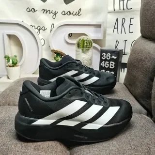 Adidas Black White Low-Top Mesh Upper Lifestyle Sneakers