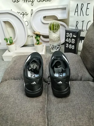 Adidas Black White Low-Top Mesh Upper Lifestyle Sneakers 8