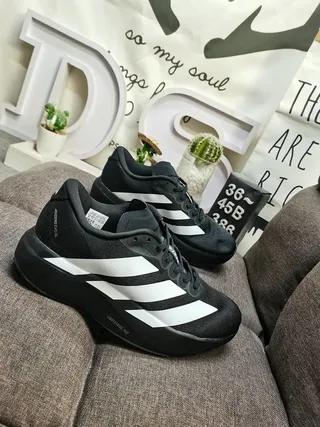 Adidas Black White Low-Top Mesh Upper Lifestyle Sneakers 9
