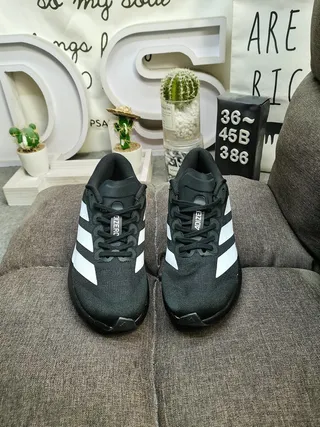 Adidas Black White Low-Top Mesh Upper Lifestyle Sneakers 10