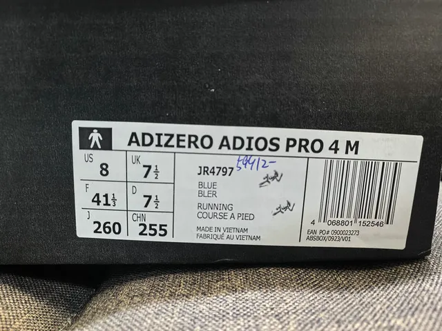 Adidas Blue Silver Engineered Mesh Upper Sculpted Midsole Running Shoes 2