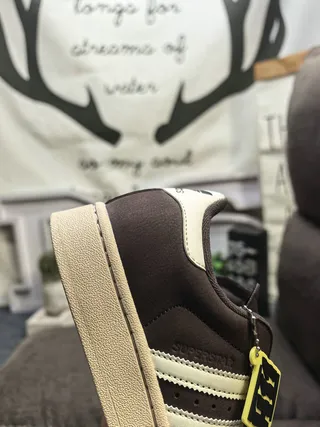 Adidas Brown Beige Low-Top Cupsole Lifestyle Sneakers 23