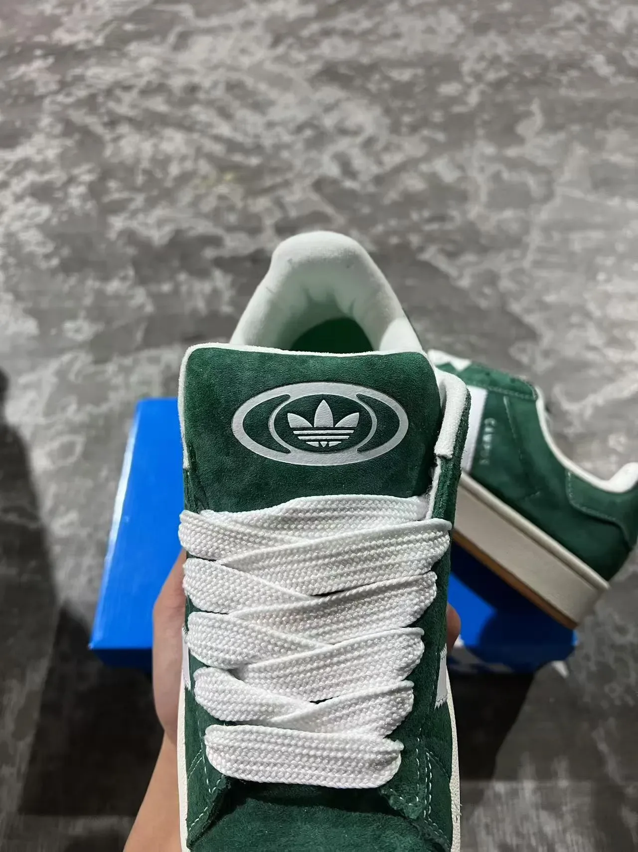 Adidas Campus Green Suede Lifestyle Sneakers 4