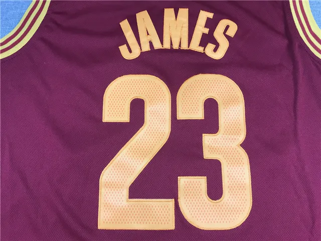 Adidas Cleveland Cavaliers LeBron James Wine Red Jersey 2