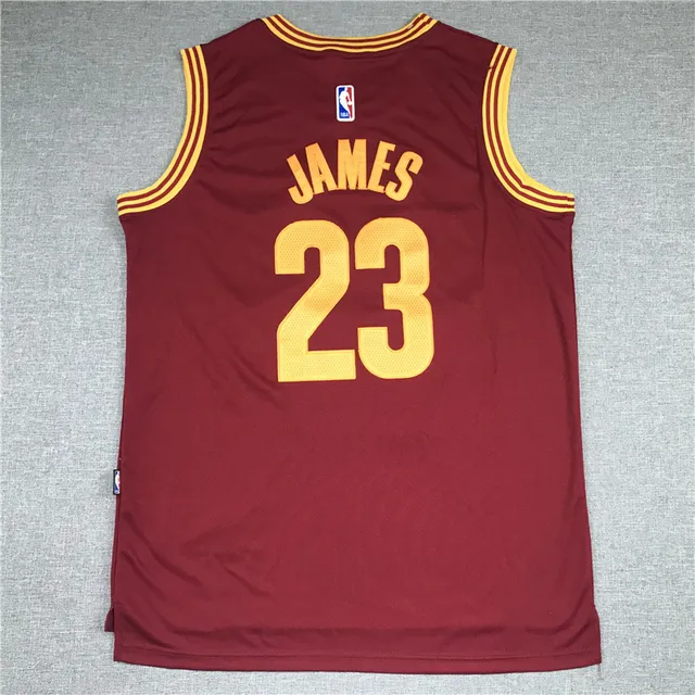 Adidas Cleveland Cavaliers LeBron James Wine Red Jersey 3