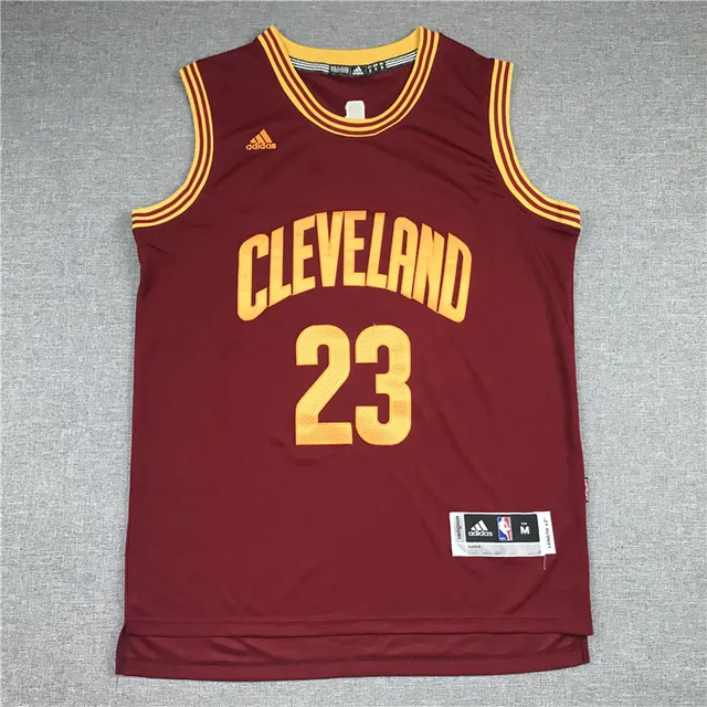 Adidas Cleveland Cavaliers LeBron James Wine Red Jersey 5