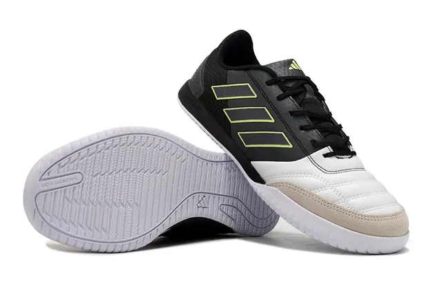 Adidas Copa Black White Low-Top Mesh-and-Leather Upper Indoor Soccer Shoes 5