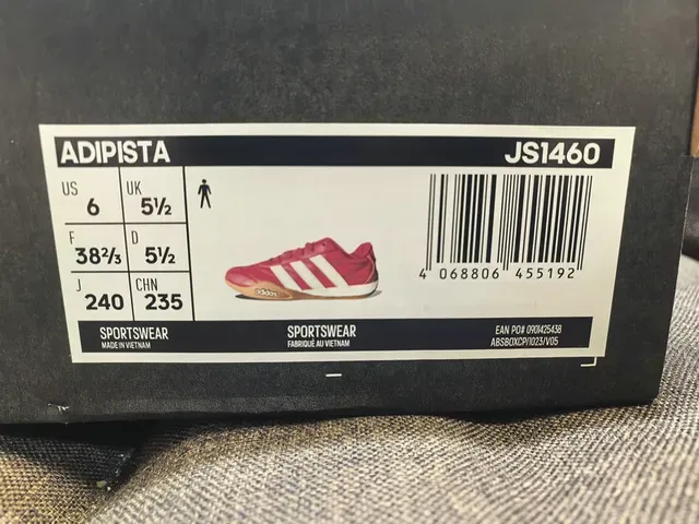 Adidas Copa Red White Quilted Leather Upper Three Stripes Sneakers 2