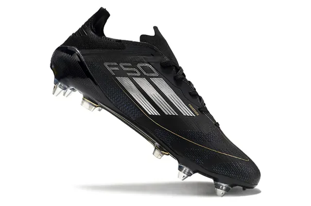 Adidas F50 কালো সোনা Low-Cut Synthetic Upper Sprintweb Cage Firm-Ground সকার জুতো 2