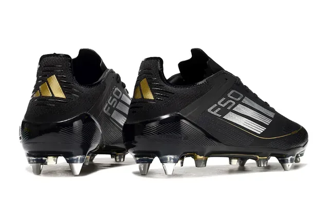 Adidas F50 কালো সোনা Low-Cut Synthetic Upper Sprintweb Cage Firm-Ground সকার জুতো 5