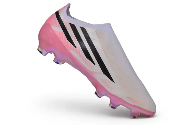 আদিদাস F50 ইরিডিসেন্ট পিঙ্ক Sock-Fit Firm-Ground সকার জুতা 2