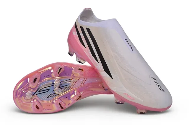 আদিদাস F50 ইরিডিসেন্ট পিঙ্ক Sock-Fit Firm-Ground সকার জুতা 4