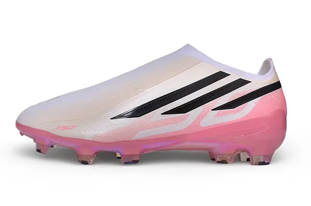আদিদাস F50 ইরিডিসেন্ট পিঙ্ক Sock-Fit Firm-Ground সকার জুতা 7