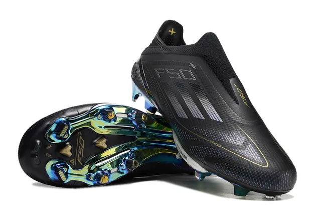 Adidas F50 Lightstrike Pro Black Holographic Firm-Ground Soccer Shoes 3