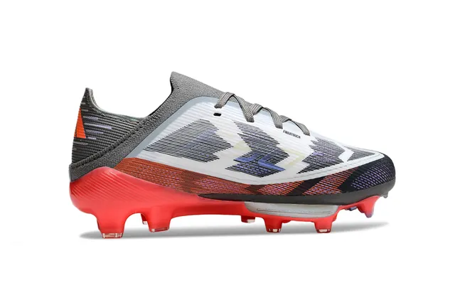 Adidas F50 Lightstrike Pro Red Gray Black Firm-Ground Soccer Shoes 3