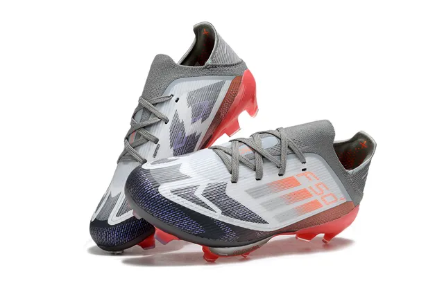 Adidas F50 Lightstrike Pro Red Gray Black Firm-Ground Soccer Shoes 4