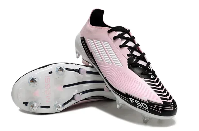 Adidas F50 Messi 粉黑 室外足球鞋 4
