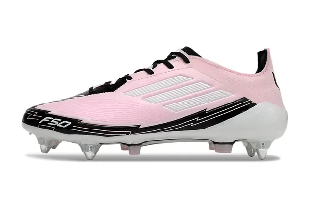 Adidas F50 Messi 粉黑 室外足球鞋 7