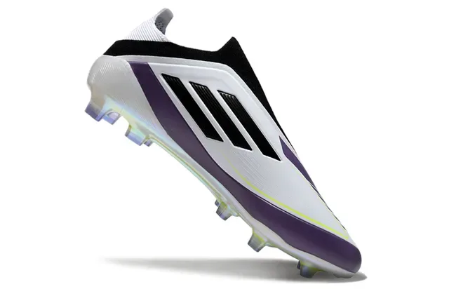 Adidas F50 Messi White Purple Iridescent Firm Ground Chuteiras 2