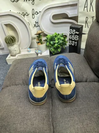 Adidas Gazelle Navy and Yellow Lifestyle Sneakers 8
